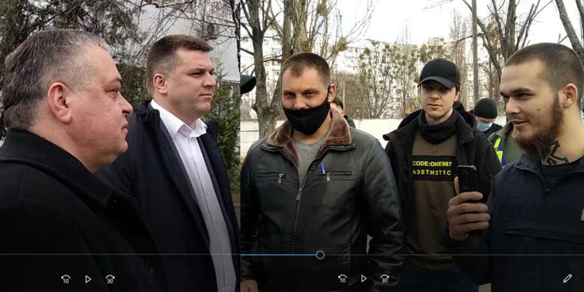 Депутат Лесик и праворадикалы пришли на суд, а прокуроры опять оказались не готовы, заседание сорвано. ВИДЕО
